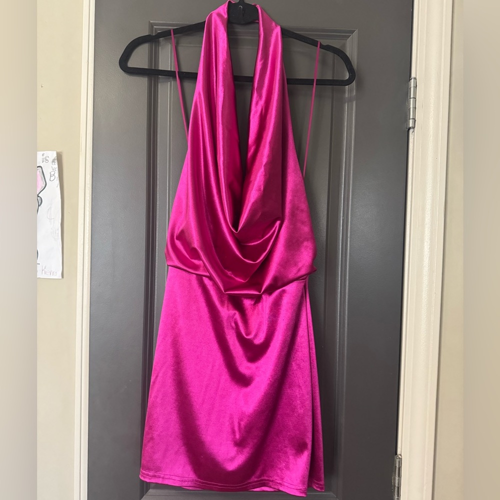 Fab’rik Halter Dress size M in pink